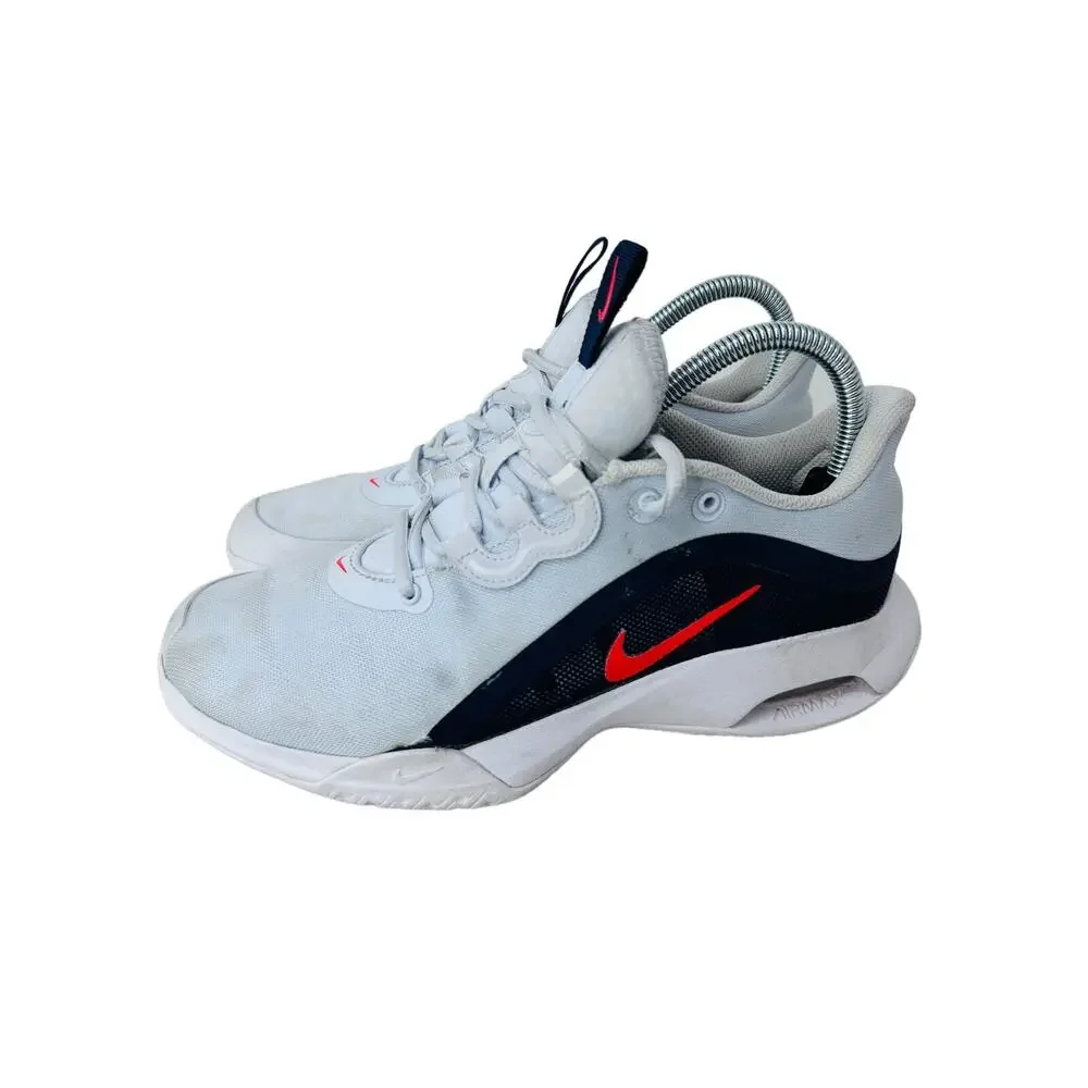 Nike Air Max Volley Tennis Shoes Sneakers CU4275-003 White Black Womens Size 7.5